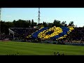 Перфоманс фанатов ФК Ростов с ЦСКА. Футбольные фанаты