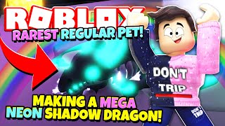 Making A Mega Neon Shadow Dragon In Adopt Me New Adopt Me Mega