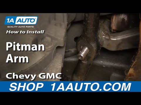 How To Install Replace Pitman Arm Chevy GMC Truck Tahoe Yukon Suburban 88-98 Part 2 1AAuto.com