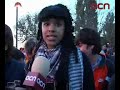 Concentració a Ripollet en senyal de dol per la noia morta