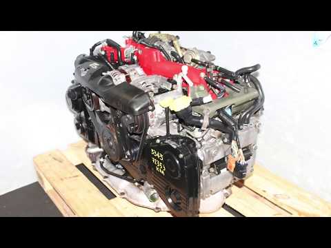 2002-2005 JDM STI VERSION 7 EJ207 DOHC 2.0L AVCS ENGINE PACKAGE VF30 SINGLE SCROLL TURBO: video still