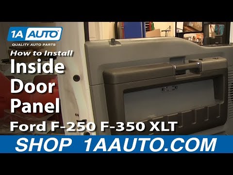 how to remove a f250 door panel