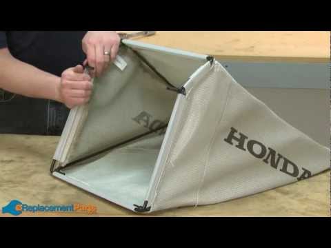 How to Replace the Grass Bag on a Honda HRX217 Lawn Mower