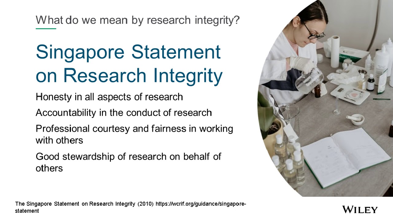 Research Integrity and Publishing Ethics (Wiley Research APAC Webinars)