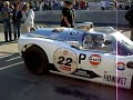 Howmet Jet turbine race car leaving pits at Le Mans
