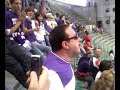 Una nuova performance del mitico Joe allo stadio meazza in occasione di Milan Fiorentina