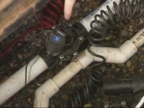 how to drain rain bird sprinkler system