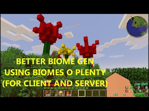 how to turn biomes o plenty on a server