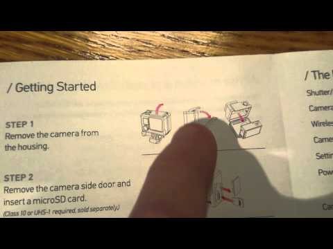 how to open gopro case