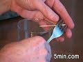 How to balance two forks on a toothpick