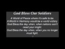God Bless Our Soldiers