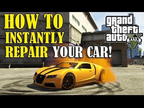 how to repair cars in gta v