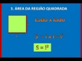 ÁREA DAS PRINCIPAIS FIGURAS PLANAS - PARTE 1 DE 2