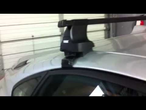 how to fit volvo v70 roof bars