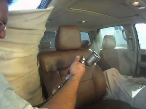 how to dye auto leather