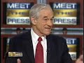 Ron Paul on Meet The Press 12-23-07 part 3 of 4