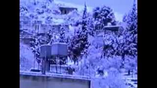 منظر عام لبلدة سيلة الظهر اثناء سقوط الثلج سنة 1992 بعدسة ستوديو الشعب