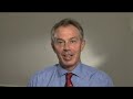 Tony Blair wishes schools luck in their tennis challenge Tony Blair wishes schools luck in their tennis challenge