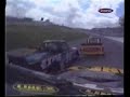 Crazy nascar truck crash