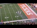 Longhorn Cheerleaders Spell out