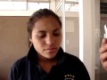 GINA BRAVO, luego de la premiación en Quiín.