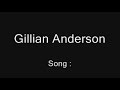 gillian anderson fanvid , 
song by the wreckers 