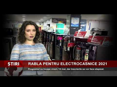 Programul „Rabla pentru electrocasnice 2021”, lansat vineri
