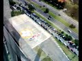 Agusta-Bell AB 412 takeoff from CTO hospital - Torino ITALY