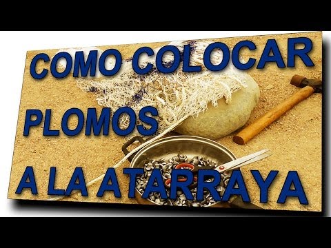 plomos - SUSCRÍBETE AQUÍ http://goo.gl/pT8A3t En este video mostramos,la forma de colocar plomos a la Atarraya,estos plomos previamente ya derretidos y cortados en fo...