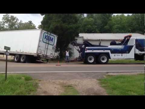 towtruck - Jackknife truck. A truck driver jacknife's truck! Tangipahoa parish. Never fear a master wrecker and operator are on the way to the scene!! The wrecker and t...