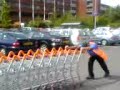 sainsbury trolly pusher