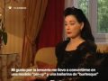 Dita Von Teese presenta sus diseños de lencería