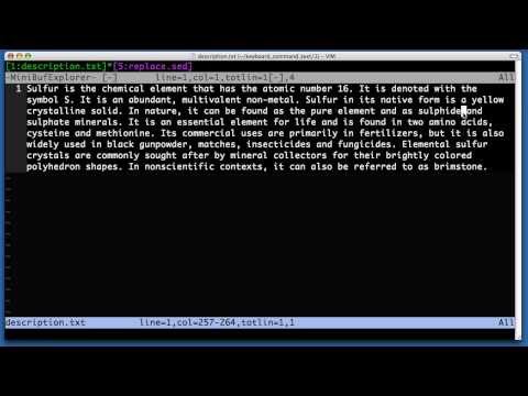 Using sed to update text and images in the commandline