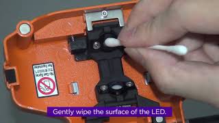 Cleaning the LEDs