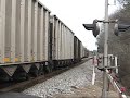 CSX northbound hopper train in Cartersville,GA CSX northbound hopper train in Cartersville,GA