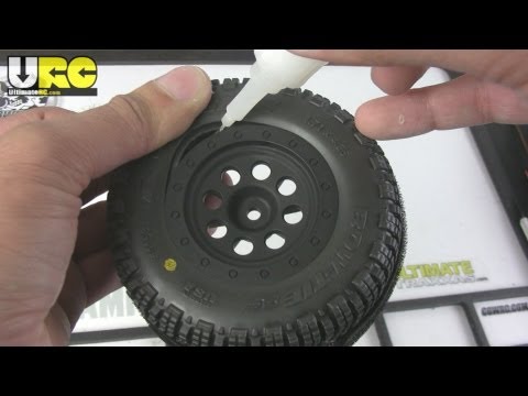 how to properly glue rc tires