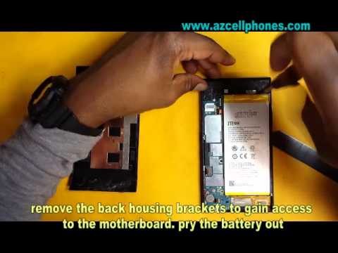 how to remove zte screen
