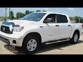 We are proud to present this 2009 Toyota Tundra 4WD.Please visit our website at and if you have any questions you can always call us at . We've been honored to serve the McDonough GA area, we promise that your experience at our dealership will exceed your expectations! Year 2009 Make: Toyota Model: Tundra 4WD Engine: Gas/Ethanol V8 5.7L/346 Trans.: Automatic Exterior: Super White Miles: 31357 Interior: Tan BELLAMY-STRICKLAND CHEVROLET 145 Industrial Blvd. McDonough, GA 30253 2009 Toyota Tundra 4WD McDonough GA