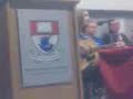 Susan O'Neill singing for Road safety WIT Student union