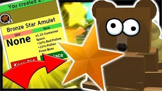 Bronze Star Amulet Huge Boost 200 Royal Jelly Used Roblox