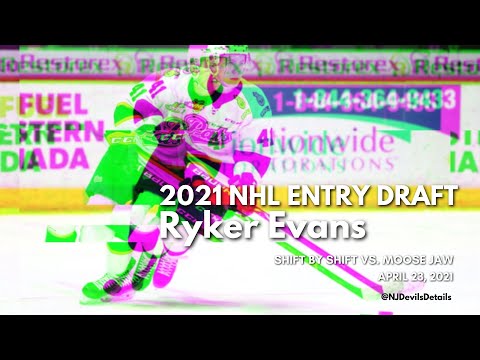 2021 NHL Draft | Ryker Evans (#41) Shift by Shift vs. Moose Jaw, April 23, 2021