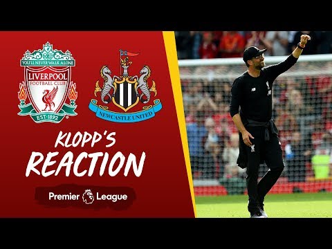 Video: Klopp's reaction: Liverpool v Newcastle | Klopp on Reds' resilience, Firmino & Origi