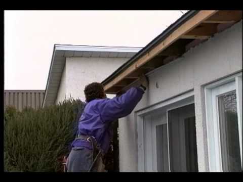 how to fasten aluminum soffit