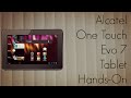 Alcatel One Touch Evo 7 Tablet Hands-On with 3G Support