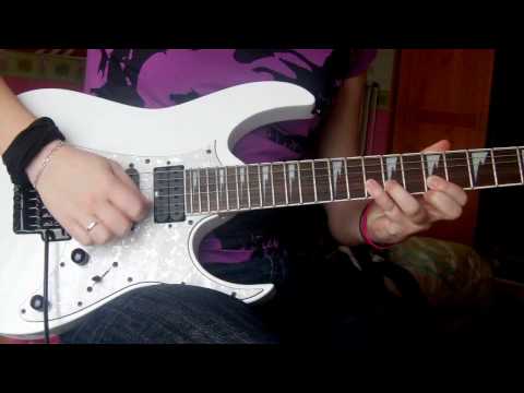 how to play bleed it out on guitar