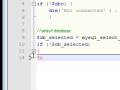 PHP Tutorial - 25 - Selecting a MySQL Database