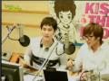 Click here to watch this video 100304 Sukira Kyuhyun leaning on Leeteuk