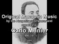 A mandolin duet by Carlo Munier (Napoli 1859 - 1911 Venezia)