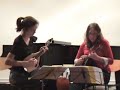 A mandolin duet by Carlo Munier (Napoli 1859 - 1911 Venezia)