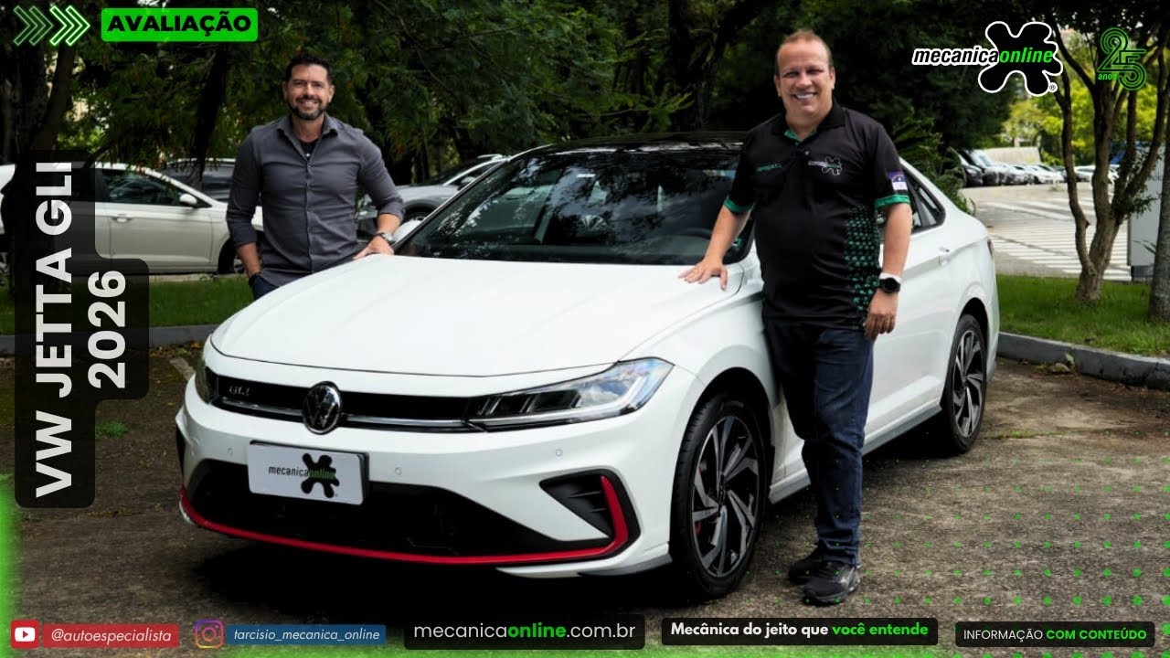 Novo Jetta GLI 2026 aposta em esportividade e visual renovado